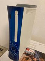 Xbox 360 met blue tribal hotrod faceplate, Spelcomputers en Games, Ophalen of Verzenden, Zo goed als nieuw, Met 1 controller