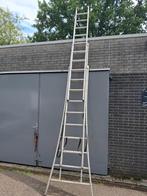 Uitschuifbare ladder 3.5/4 meter, Doe-het-zelf en Verbouw, Ladders en Trappen, Ophalen, Gebruikt, ., .