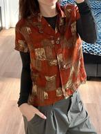 Mooie vintage blouse 38, Ophalen of Verzenden, Zo goed als nieuw, Maat 38/40 (M), Rood
