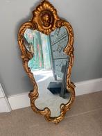 Oude Gouden Spiegel - Vintage & Zwaar, Antiek en Kunst, Ophalen of Verzenden, Overige vormen, 50 tot 100 cm, 100 tot 150 cm