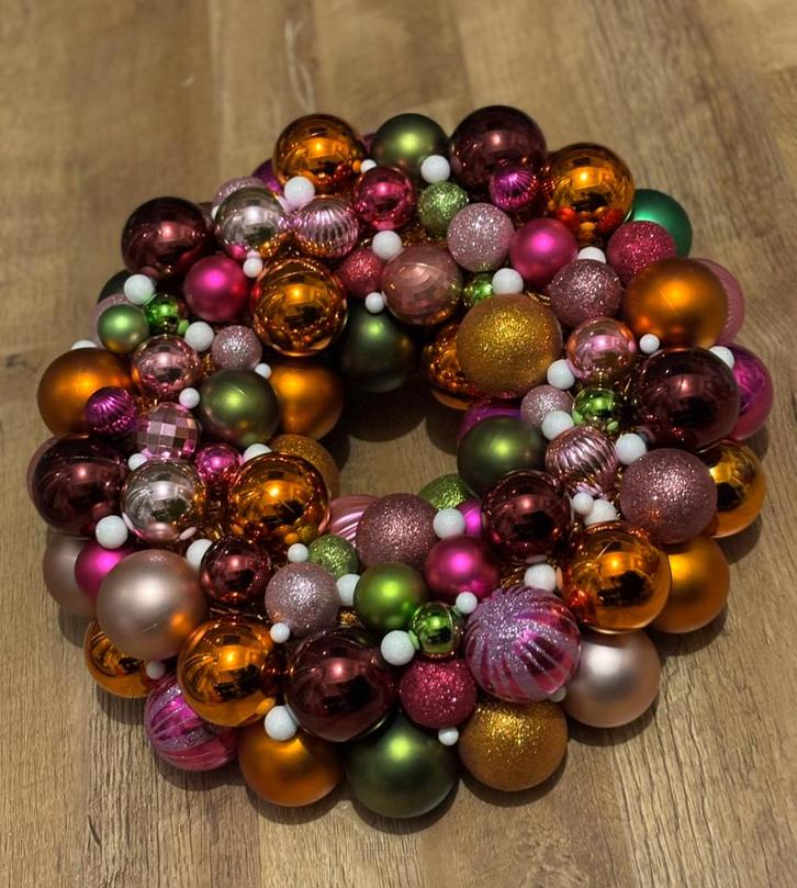 Kerstkrans “Tropical Christmas”, Huis en Inrichting, Woonaccessoires | Kransen, Nieuw, Ophalen of Verzenden