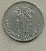 Belgisch Congo, 1 frank 1925 (VL), Ophalen of Verzenden, Overige landen, Losse munt