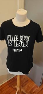 Roller Derby t shirt team ZA maat L, Ophalen of Verzenden, Zo goed als nieuw, Korte mouw