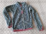 groen tijgerprint fleece vest met roze bies maat 122/128, Ophalen, Zo goed als nieuw, Meisje, Trui of Vest