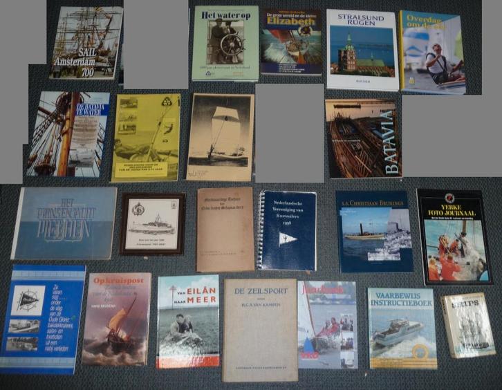 80 boeken over watersport zeilen nautisch zeezeilen:, Boeken, Partijen en Verzamelingen, Zo goed als nieuw, Sport, Hobby en Vrije tijd