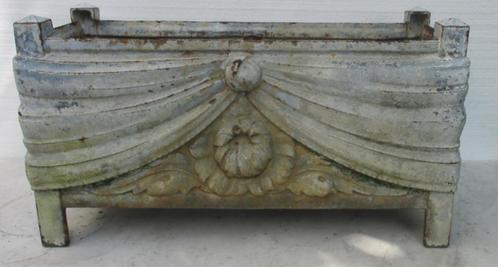 art deco gietijzeren plantenbak bloemenbak 12, Antiek en Kunst, Curiosa en Brocante, Ophalen