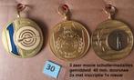 SCHIETSPORT, 3 supermooie medailles, 1 splinternieuw, Ophalen of Verzenden, Overige materialen, Nederland