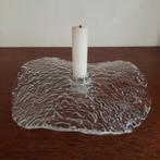 Pukeberg Zweden, Uno Westerberg kandelaar crystal art glass, Antiek en Kunst, Ophalen of Verzenden