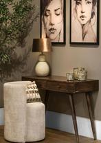 Diga Colmore  Fauteuil Cleo Naturel 75x60x94 cm, Ophalen, Minder dan 75 cm, Stof, 50 tot 75 cm