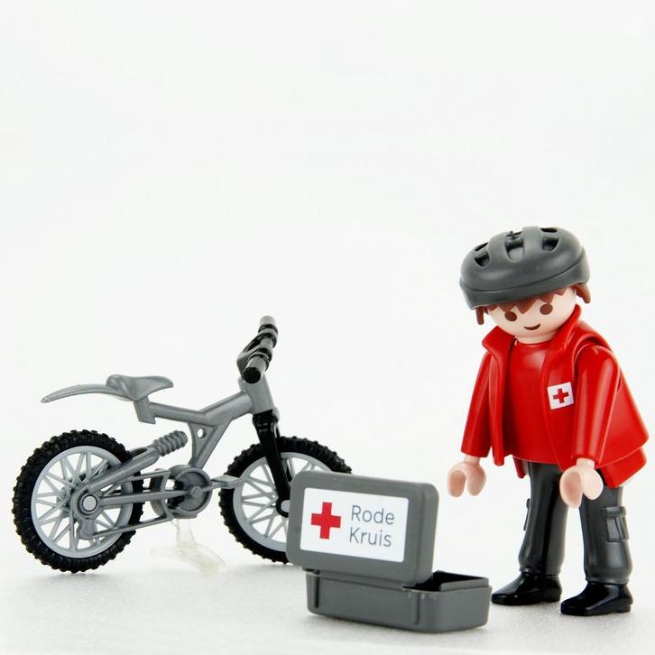 Playmobile 9445 Rode Kruis biker, Kinderen en Baby's, Speelgoed | Playmobil, Nieuw, Complete set, Ophalen of Verzenden