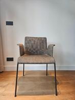 6x Walter Knoll Liz Chairs, Ophalen, Bruin, Zo goed als nieuw, Stof