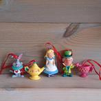 Disney set Alice in Wonderland ornamenten, Ophalen of Verzenden, Overige figuren, Zo goed als nieuw, Beeldje of Figuurtje
