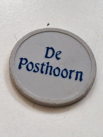 De Posthoorn token (plastic)  beschikbaar voor biedingen