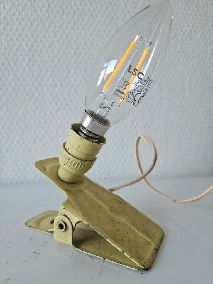 Klemlamp - vintage design, Antiek en Kunst, Curiosa en Brocante, Ophalen of Verzenden