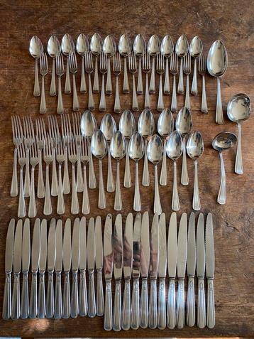 Sola GZ 640 kerkraampje, compleet 12 persoons vintage bestek beschikbaar voor biedingen