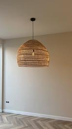 HKliving Wicker Rieten Hanglamp L, Huis en Inrichting, Lampen | Hanglampen, Ophalen, 50 tot 75 cm, Bohemian, Zo goed als nieuw