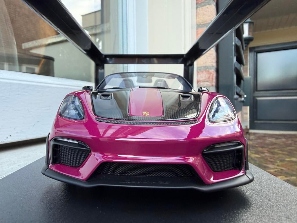 1:18 Porsche 718 Spyder RS Weissach Pink GT Spirit GT486, Overige merken, Info@gts-models.com, 2, rue de l'écusson, Zone commerciale Oxygène Sud, Josselin, 56120, FR