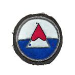WWII US Iceland Department Command Patch Bullion, Ophalen of Verzenden, Landmacht, Amerika, Embleem of Badge