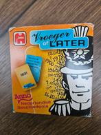 Vroeger of Later - Geschiedenisspel, Hobby en Vrije tijd, Gezelschapsspellen | Bordspellen, Een of twee spelers, Ophalen of Verzenden