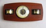 Retro weerstation teakhout jaren 60/70, Audio, Tv en Foto, Weerstations en Barometers, Ophalen of Verzenden, Zo goed als nieuw