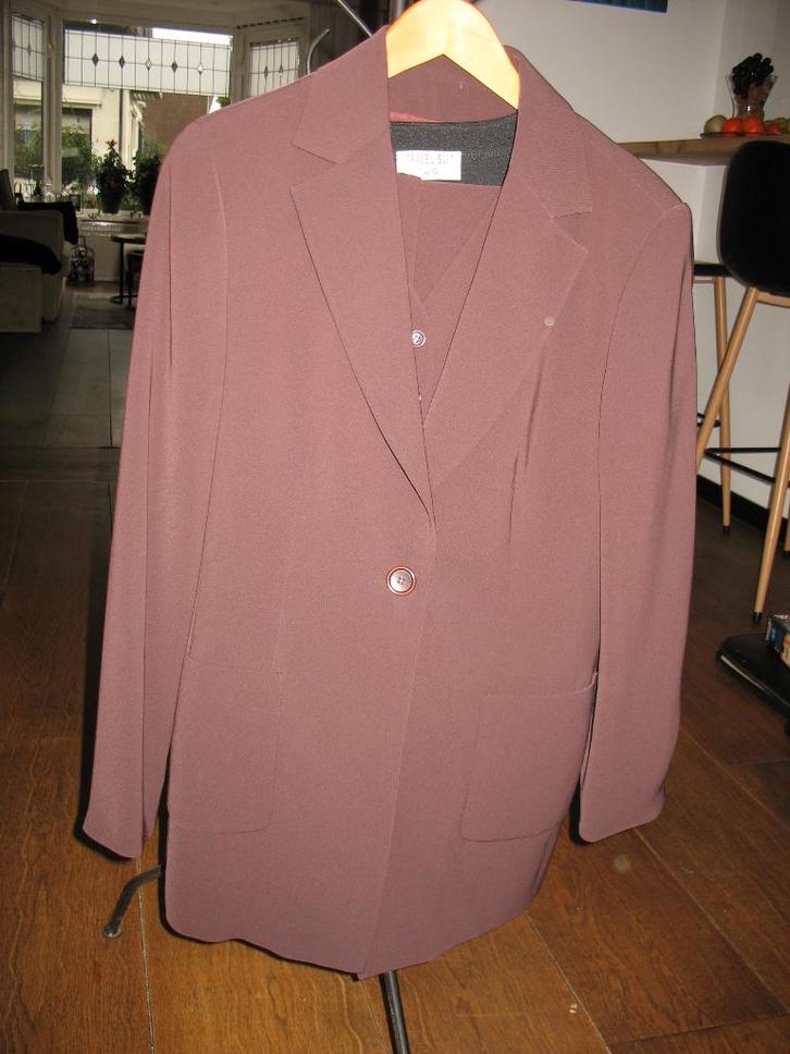 broekpak travel suit, Kleding | Dames, Jasjes, Kostuums en Pakken, Zo goed als nieuw, Kostuum of Pak, Maat 38/40 (M), Overige kleuren