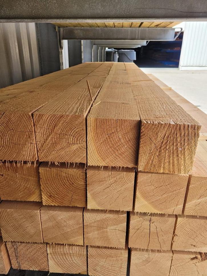 Douglas palen, Doe-het-zelf en Verbouw, Hout en Planken, Nieuw, Balk, Overige houtsoorten, 300 cm of meer, 50 mm of meer, Ophalen