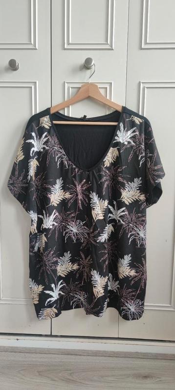 MS Mode T-shirt viscose met goud glitter maat XL beschikbaar voor biedingen