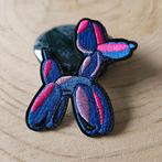 Strijk embleem applicatie Patch ballon hondje paars blauw  S, Hm, Ophalen of Verzenden, Info@hobbyenmeer.com, Tilburg