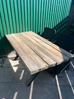 Robuuste buitentafel, Ophalen, Gebruikt, Rechthoekig, Hout