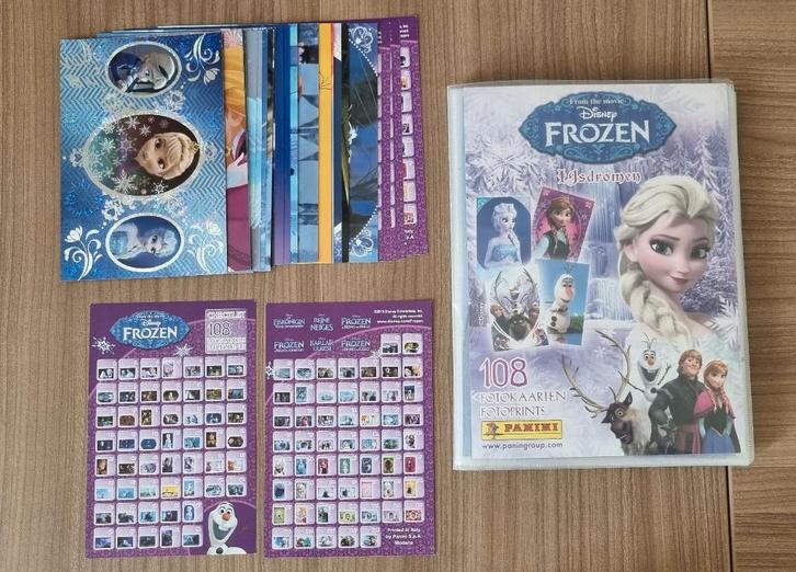 Panini - Frozen IJsdromen - map met fotokaarten, Verzamelen, Disney, Zo goed als nieuw, Plaatje of Poster, Overige figuren, Ophalen of Verzenden