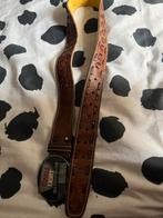 Vintage Goors Bier & Harley Davidson Leren Riem, Kleding | Heren, 95 tot 105 cm, Bruin, Echt leder, Ophalen of Verzenden