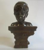 Authentieke art nouveau brons van Emmanuel Villanis, buste, Antiek en Kunst, Brons, Verzenden