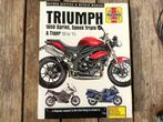 Werkplaatshandboek Triumph Speed Triple 1050, Motoren, Handleidingen en Instructieboekjes, Ophalen of Verzenden, Triumph