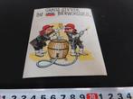 sticker strip brandweer bier tap bierworstjes unox *, Ophalen, Zo goed als nieuw