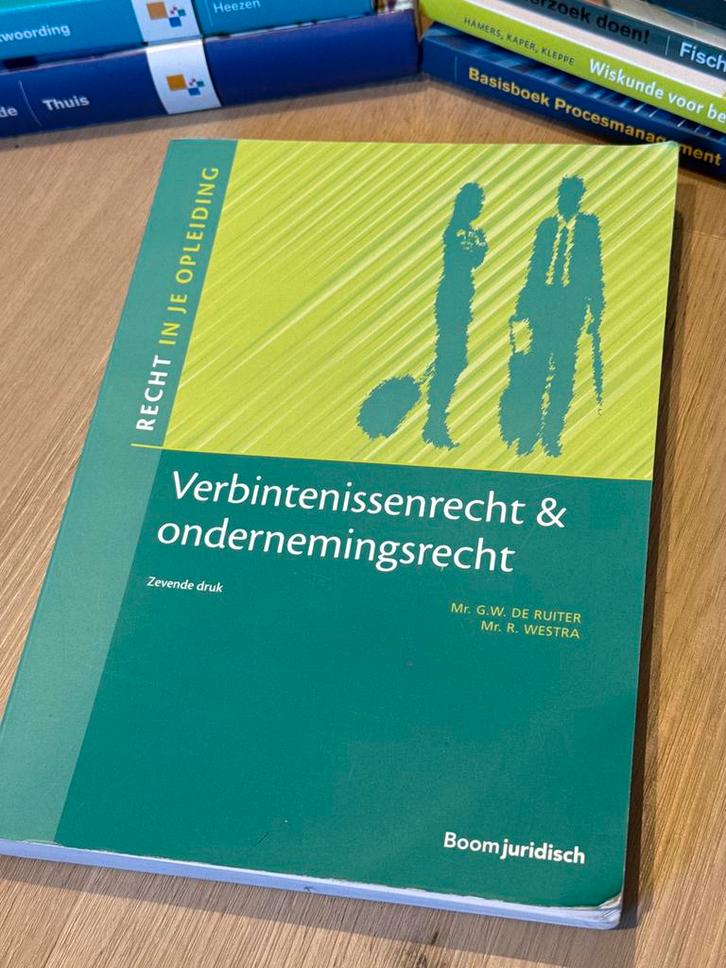 Verbintenissenrecht & Ondernemingsrecht - 7e druk, Boeken, Studieboeken en Cursussen, Zo goed als nieuw, HBO, Ophalen of Verzenden