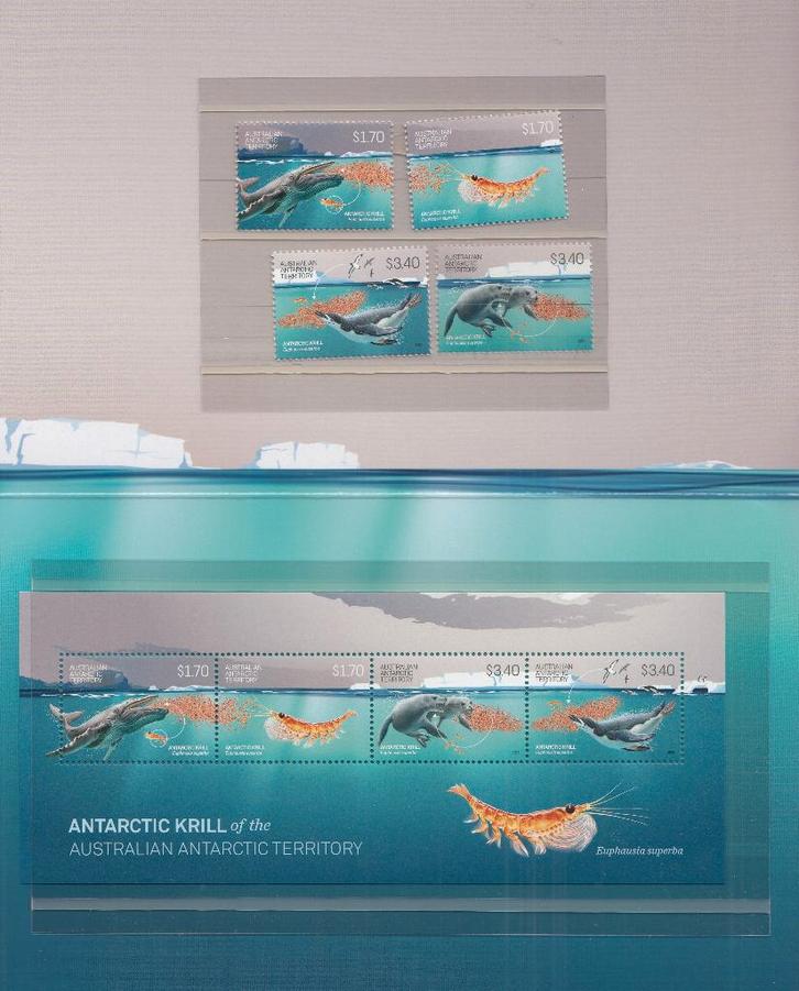 Australisch Antarctica- 2025- Set Antarctische Krill, Postzegels en Munten, Postzegels | Oceanië, Postfris, Verzenden
