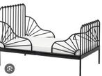 Meegroeibed Ikea  zwart, Huis en Inrichting, Ophalen, Verstelbaar, Eenpersoons, Zwart