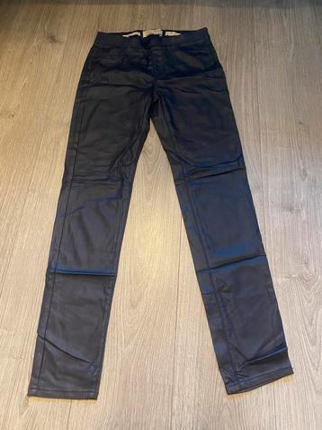 dames donker blauwe coated tregging broek skinny fit mt 40 beschikbaar voor biedingen