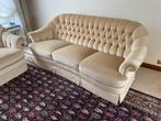 Bankstel vintage klassiek bank fauteuils Chesterfield barok, Ophalen of Verzenden