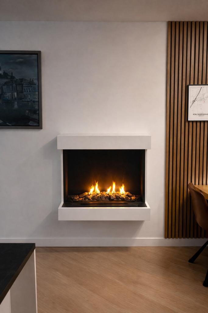 Moderne Bio Flame Umbria haard., Huis en Inrichting, Haarden, Gebruikt, Overige soorten, Ophalen of Verzenden
