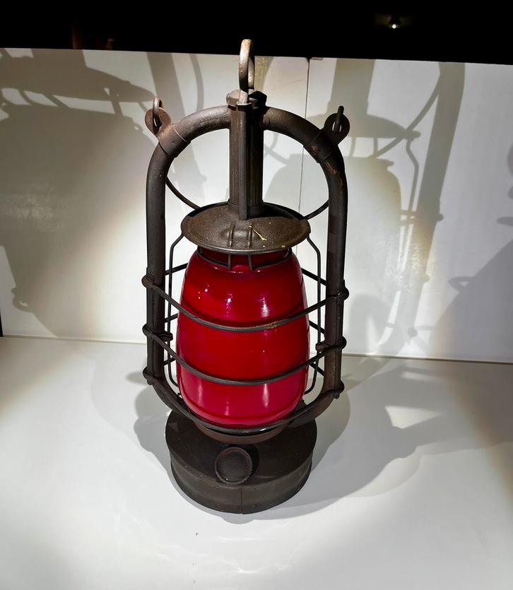 Zeldzame Feuerhand Thüringen Stormlantaarn 1900, Antiek en Kunst, Antiek | Lampen, Ophalen of Verzenden