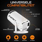 Zverky 4K Mini Projector Beamer Android TV Netflix Youtube |, Flex Ltd., Nieuw, https://flex.com/contact-us, Nobelstraat 10, 5807 GA Oostrum LB, Limburg, Nederland