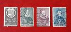 1933 Nederland  Prins Willem van Oranje Nvph 252 - 255 Gest, Postzegels en Munten, Postzegels | Nederland, Ophalen, Gestempeld