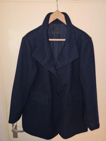 Donkerblauwe winterjas dames 'grote maat' beschikbaar voor biedingen