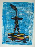 Hans Wap (1943) - Cargo - zeefdruk  - nr. 73/100 - 1995, Antiek en Kunst, Ophalen of Verzenden