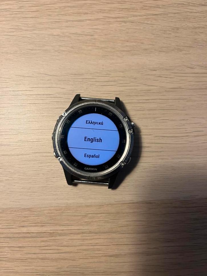 Garmin Fenix 5 Plus 47mm - Originele Kabel, Nep Bandjes, Sieraden, Tassen en Uiterlijk, Sporthorloges, Gebruikt, Zwart, Afstand