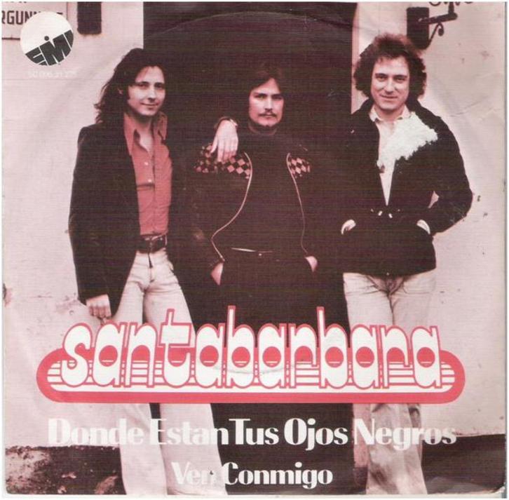 SANTABÃRBARA: "Donde estan tus ojos negros" (+ SPAANS SET!), Cd's en Dvd's, Vinyl Singles, Zo goed als nieuw, Single, Pop, 7 inch