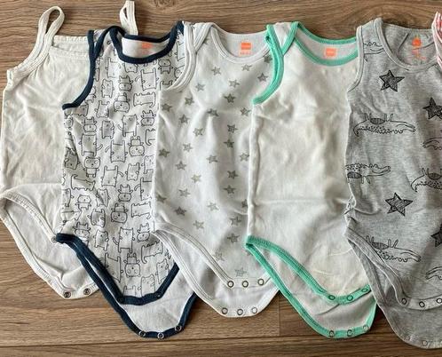 Mouwloze rompertjes mt 86/92, Kinderen en Baby's, Babykleding | Maat 86, Gebruikt, Jongetje of Meisje, Nacht- of Onderkleding
