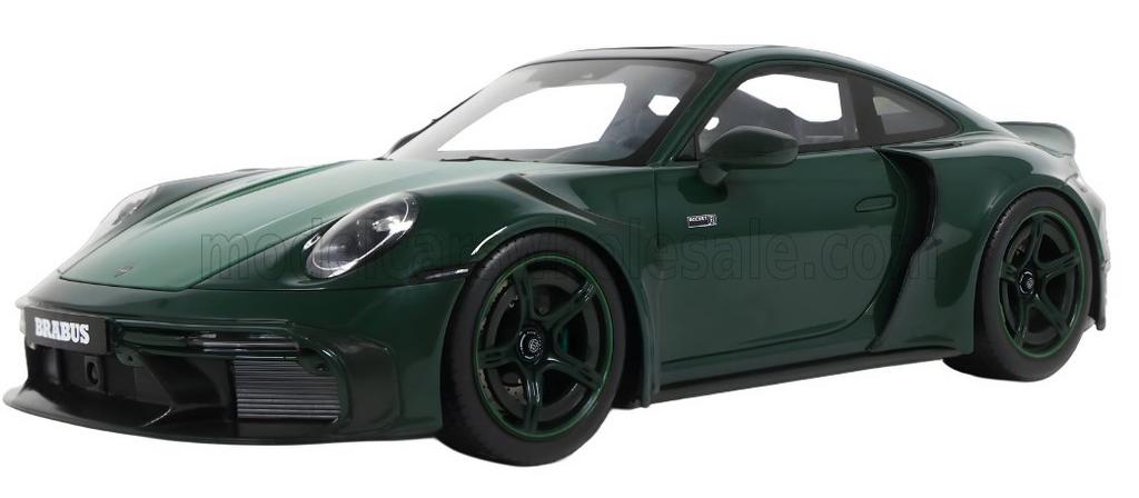 Gt-spirit 1:18 Porsche 992 Brabus 900 Rocket-R Green, Ophalen of Verzenden, Nieuw, Auto, Overige merken
