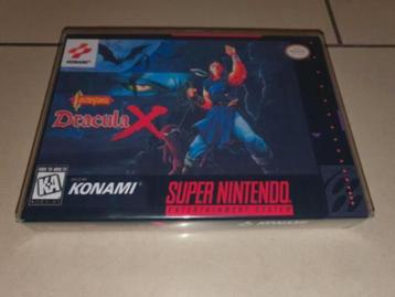 Castlevania Dracula X SNES Game Case beschikbaar voor biedingen